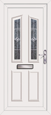 Triple glazed upvc front door