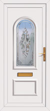 Elegant front upvc doors