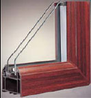 Mahoganay UPVC Window